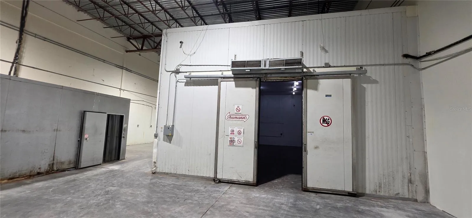 warehouse and walk in fridge