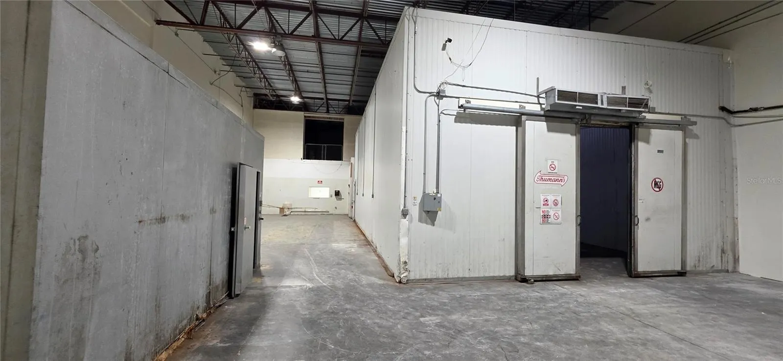warehouse and walk in fridge