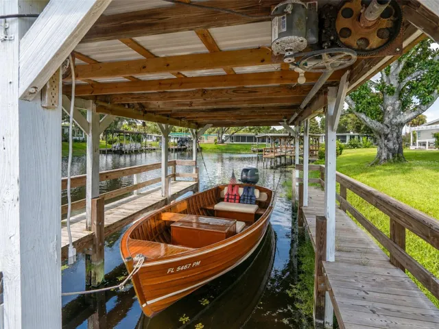 Boat Dock, virtually staged