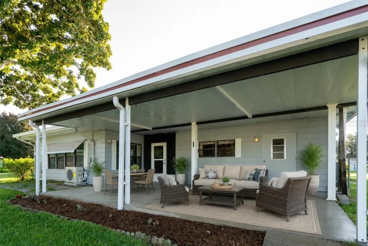 Backporch virtually staged
