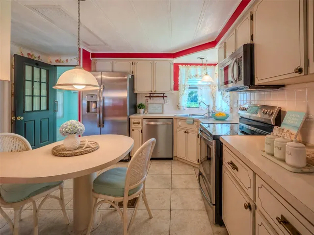 Kitchen, virtually staged