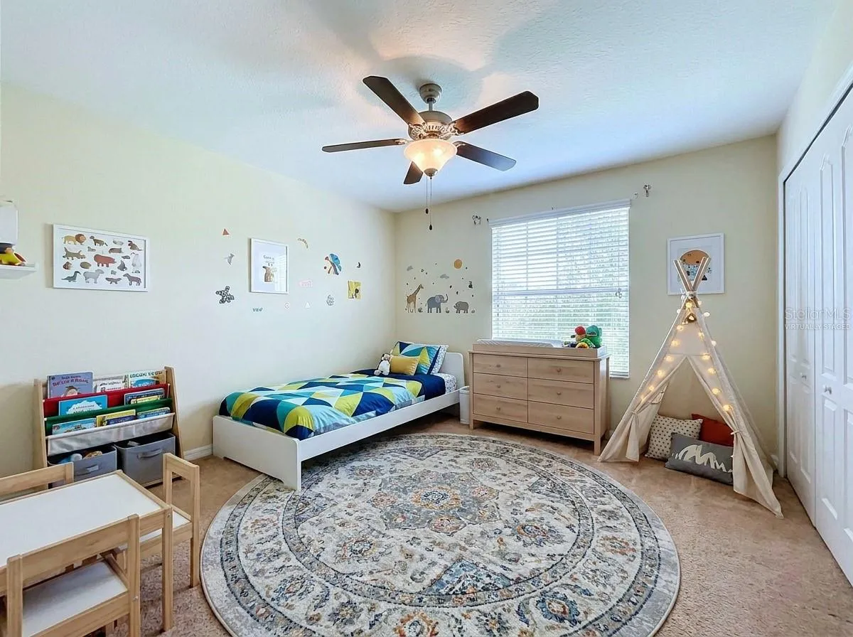 Virtually staged- Bedroom 4