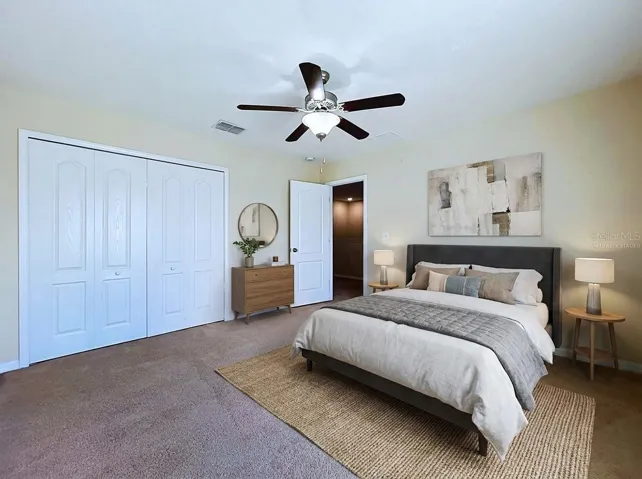 Virtually staged- Bedroom 3