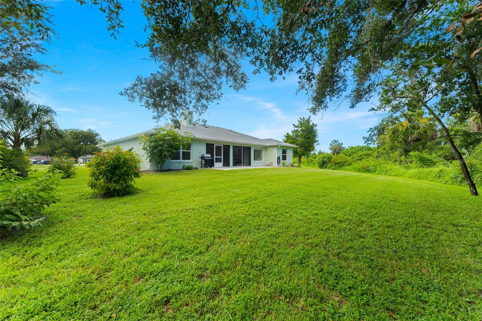 Southeast end of the property