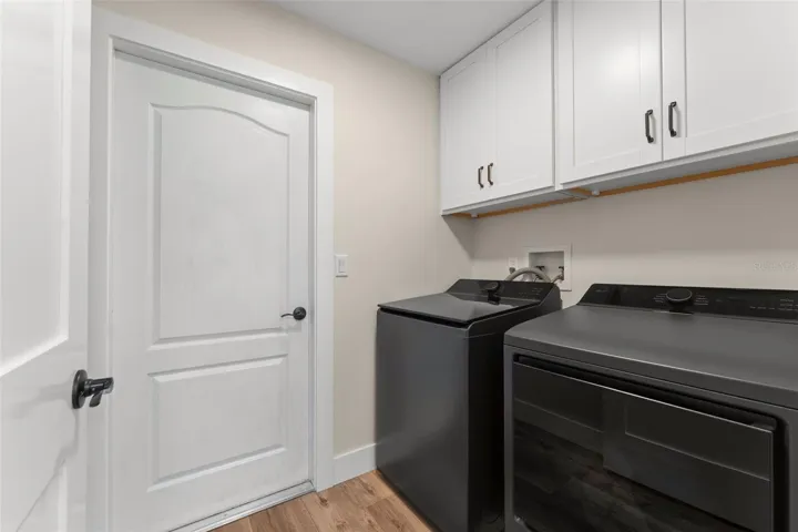Laundry room.