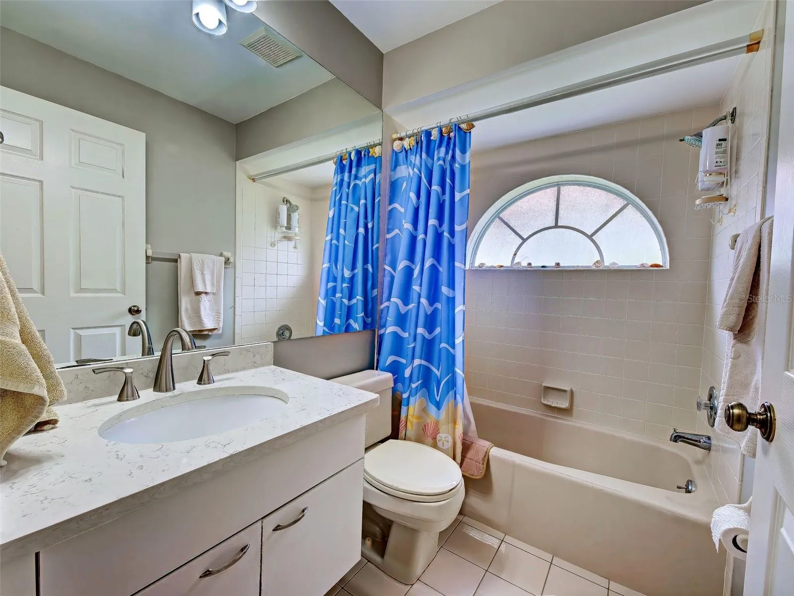 Bathroom #3 that is by bedroom #3.