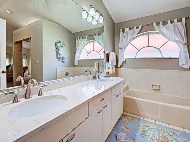 Primary bathroom.