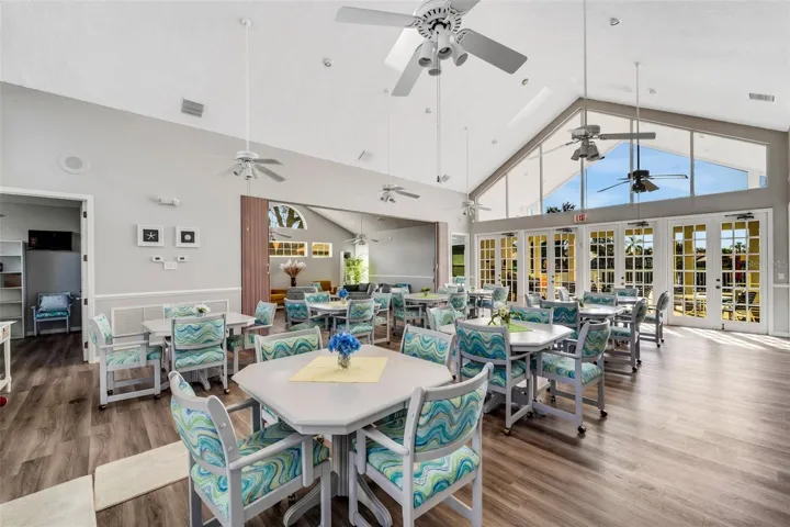 Clubhouse interior.
