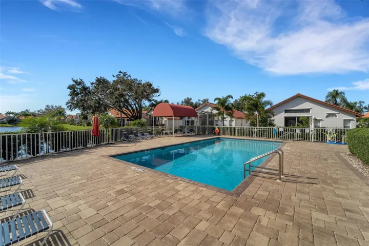 Heated pool.