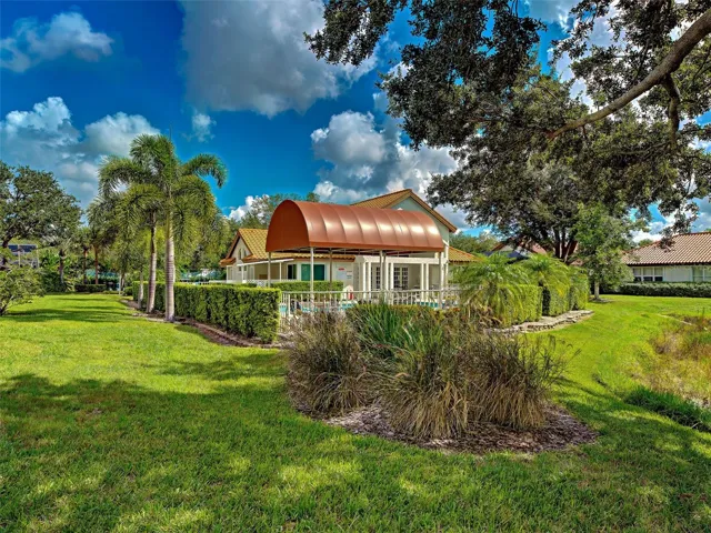 Clubhouse and pool nearby.