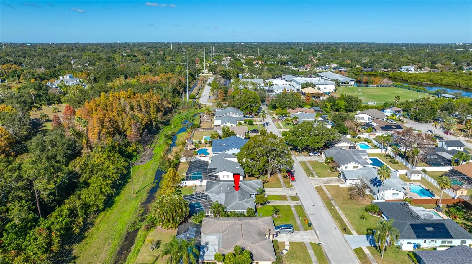 1862 DEL ROBLES DRIVE, LARGO, Florida 33764 - Looking North