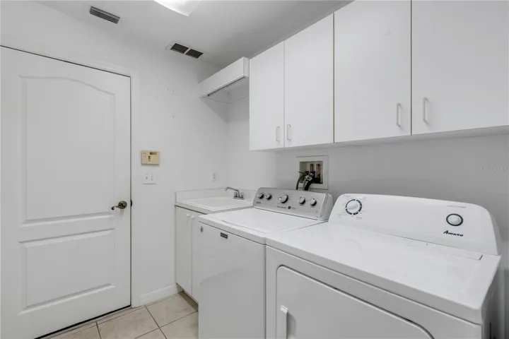 Indoor Air-Conditioned Laundry Room