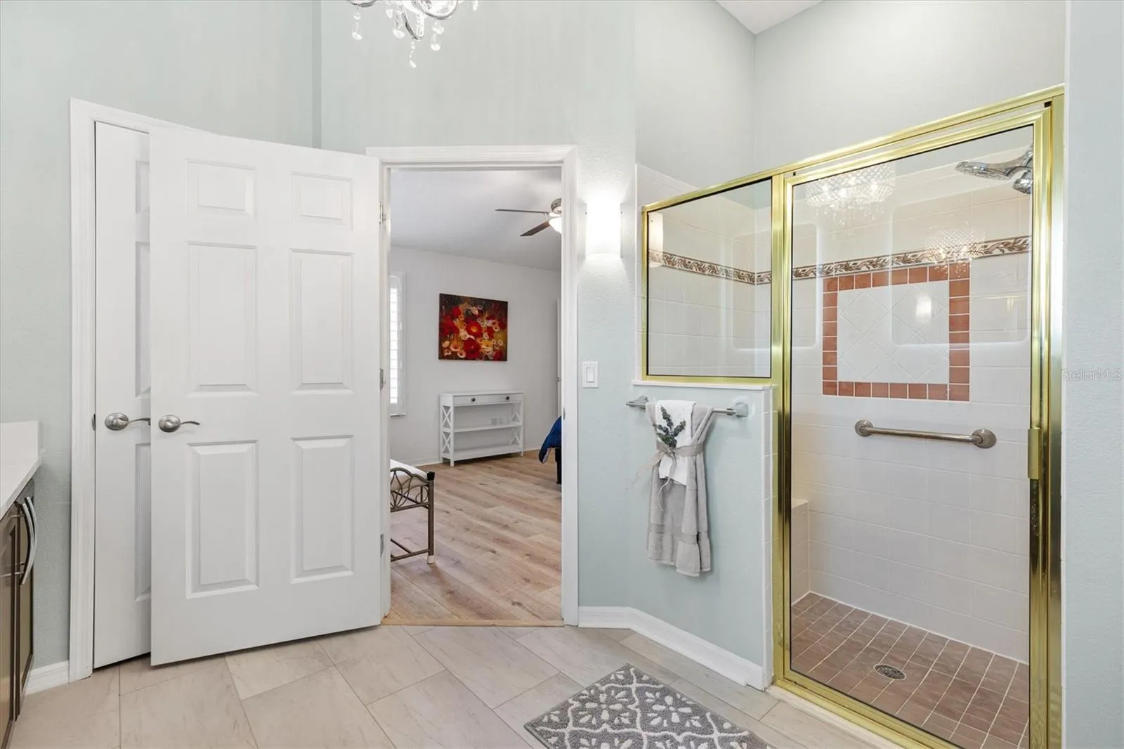 NEW CLOSET ADDED BEHIND THE DOOR