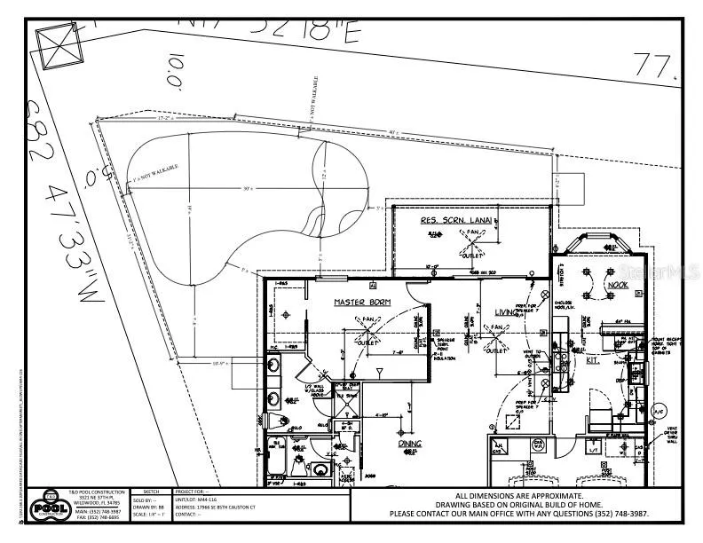 POOL SKETCH FOR 17966 SE 85TH CAUSTON CT