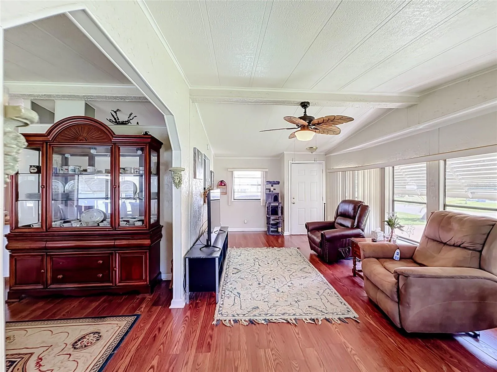 View of Dining Room and Living Room