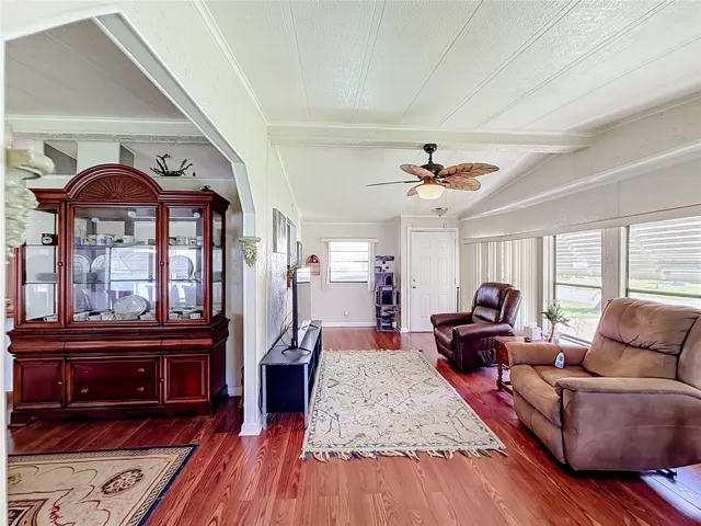 View of Dining Room and Living Room