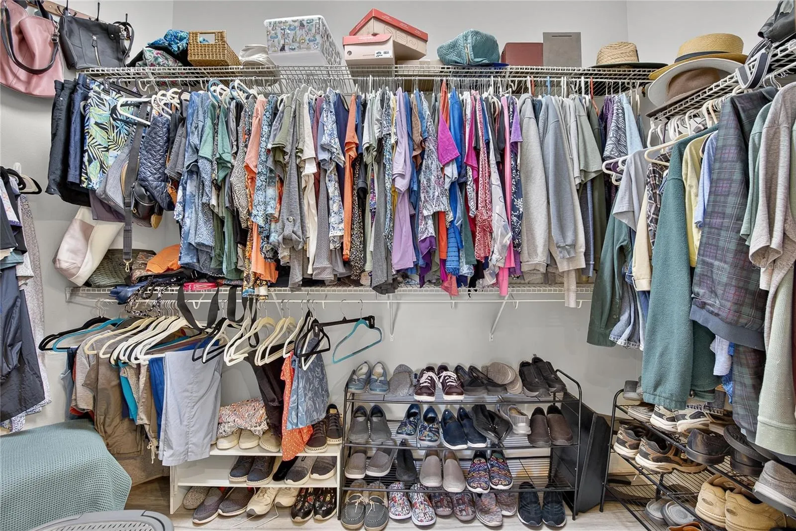 Primary walkin closet
