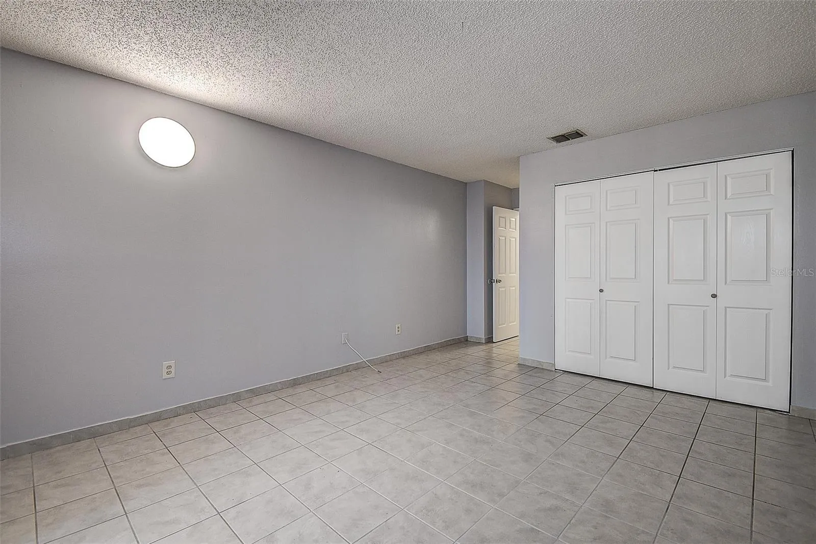 Primary bedroom with oversized closet
