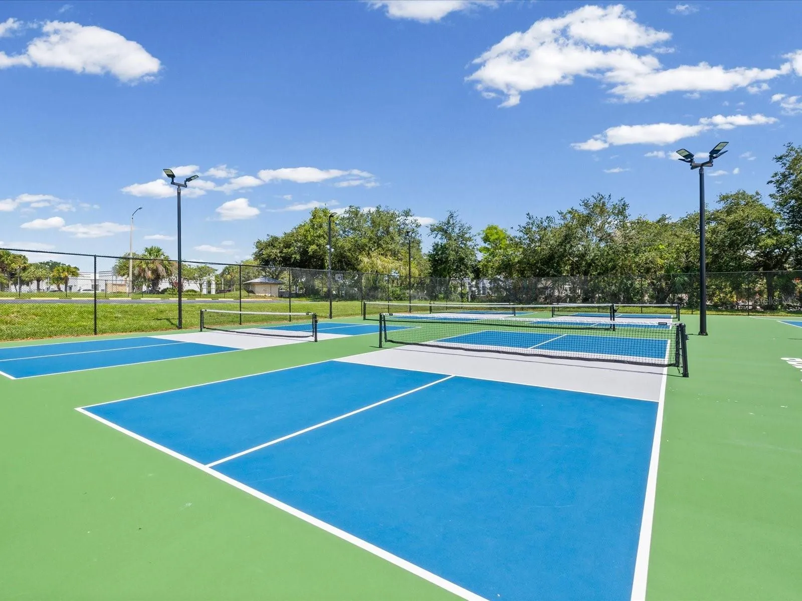 Community Pickleball, Tennis and Basketball Courts