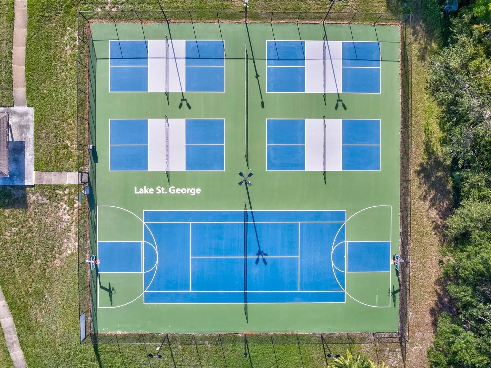 Community Pickleball, Tennis and Basketball Courts