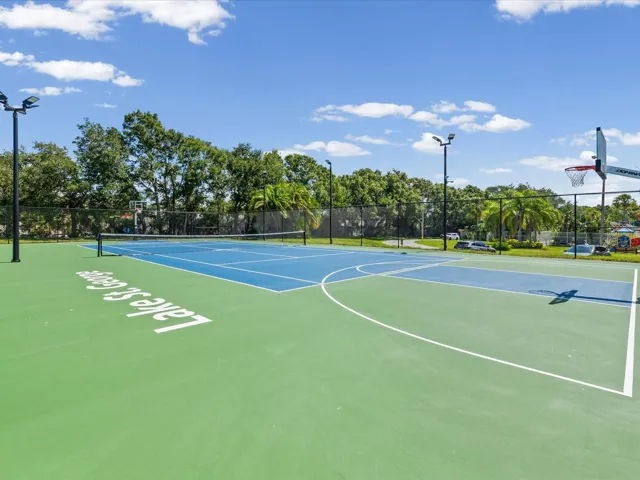 Community Pickleball, Tennis and Basketball Courts