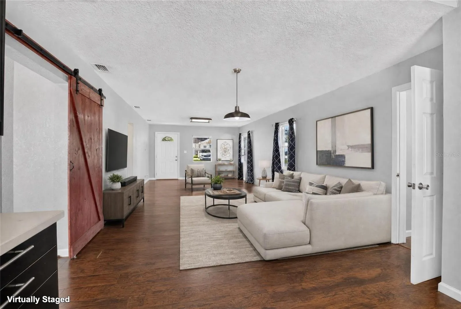 living and dining room
