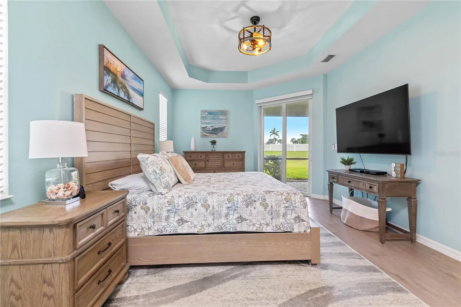 Owner's Suite with Patio Doors to the outside Lanai