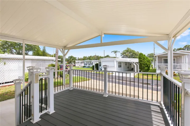 Spacious covered front porch