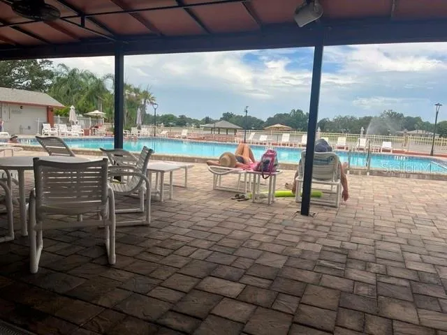 Pouch at pool