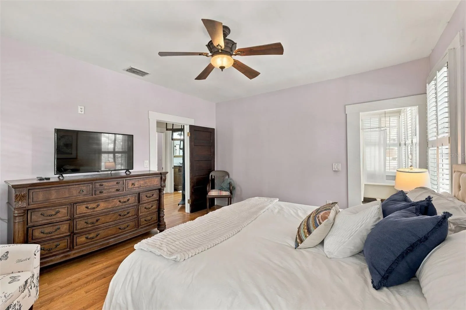 Primary Bedroom - spacious with a King