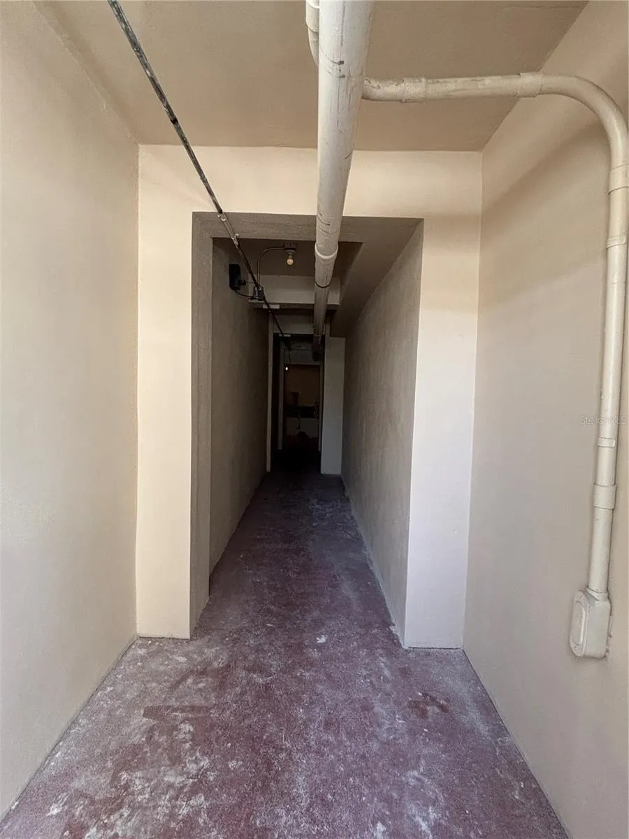 There is an entrance from the parking area to the building lobby. There is also direct access from the garage, warehouse and retail levels to the lobby staircase.