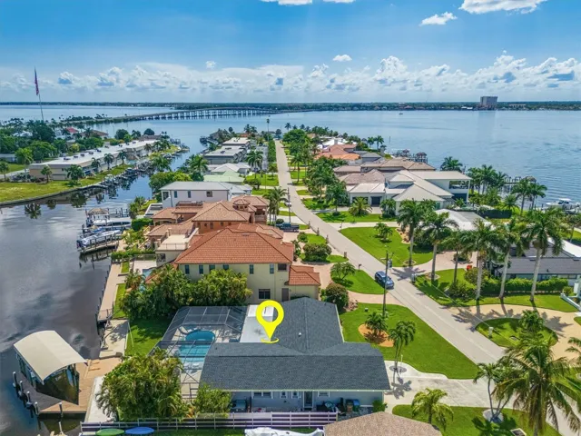 Neptune's Villa sits between Bikini Basin and the Open Water of the River leading to the Gulf