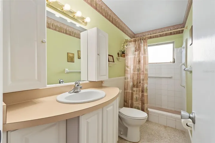 Master bathroom.