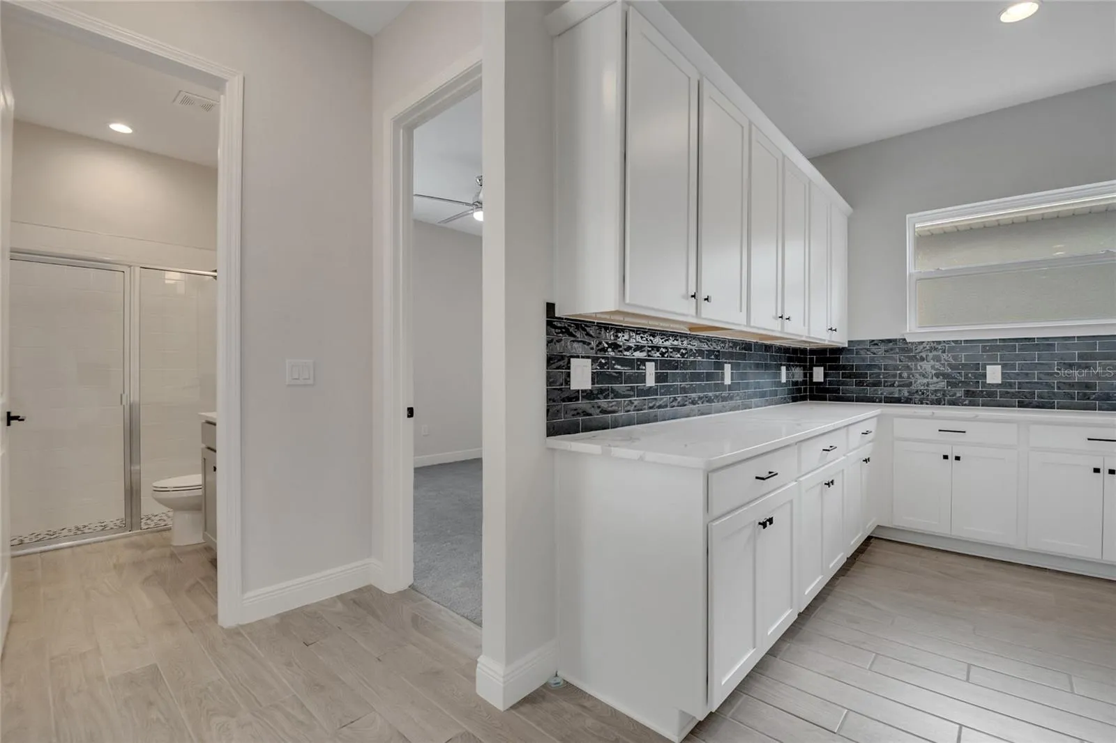 transition to bedroom