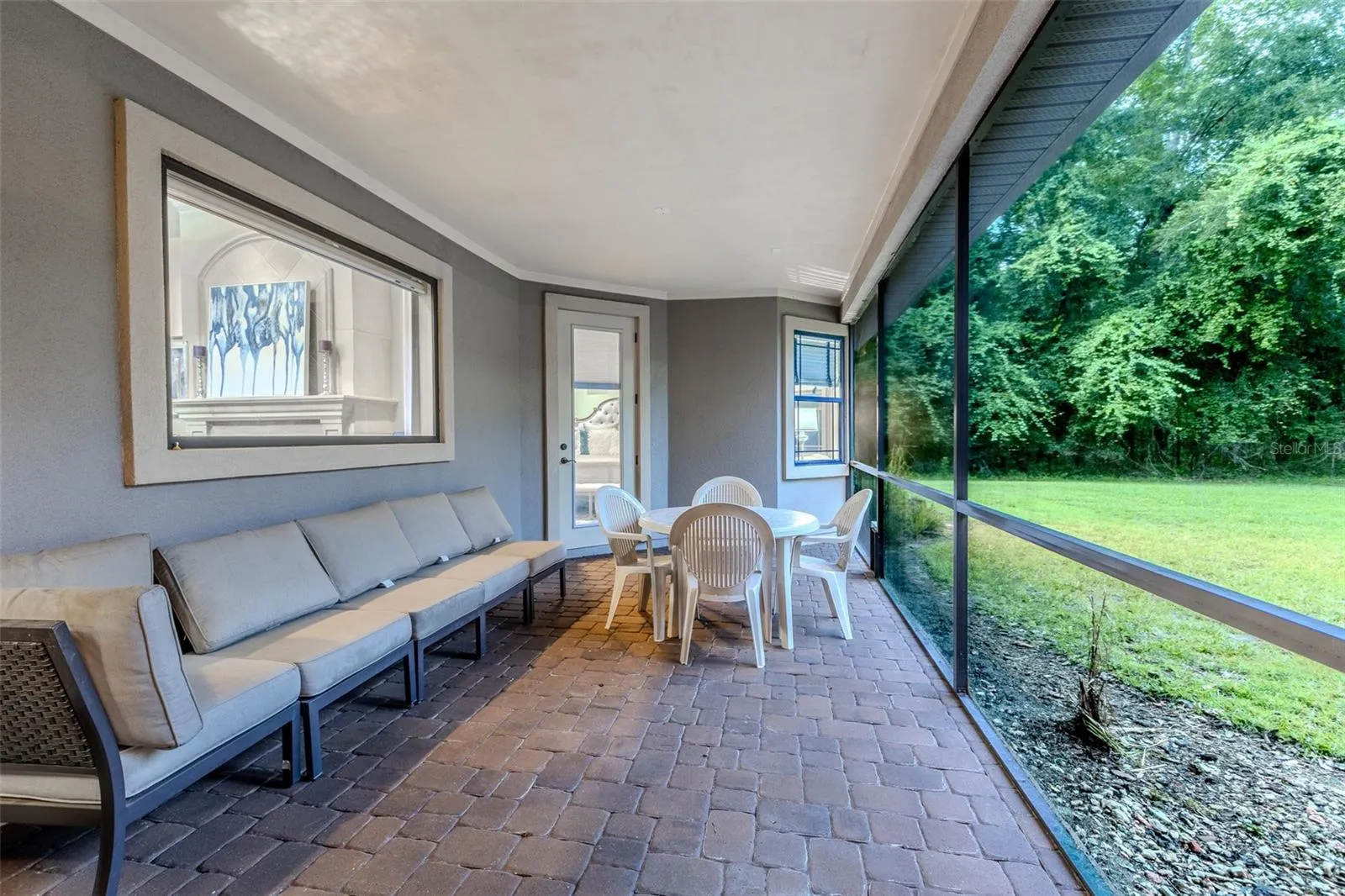 Wrap around screened porch