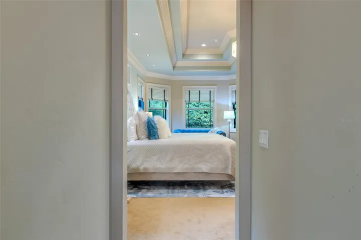 Master hallway view from master bathroom