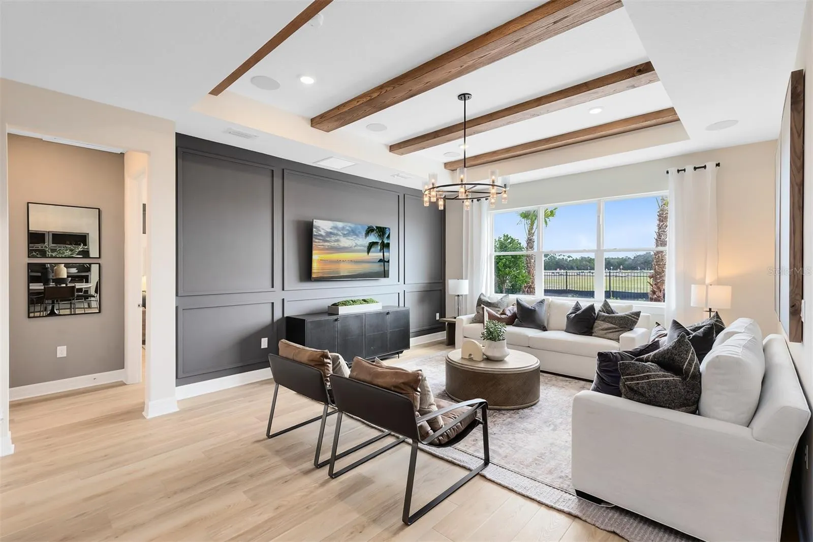 Model Home Design Only. Pictures and furnishings are for illustrative purposes only. Elevations, colors and options may vary. Furniture is for model home staging only.