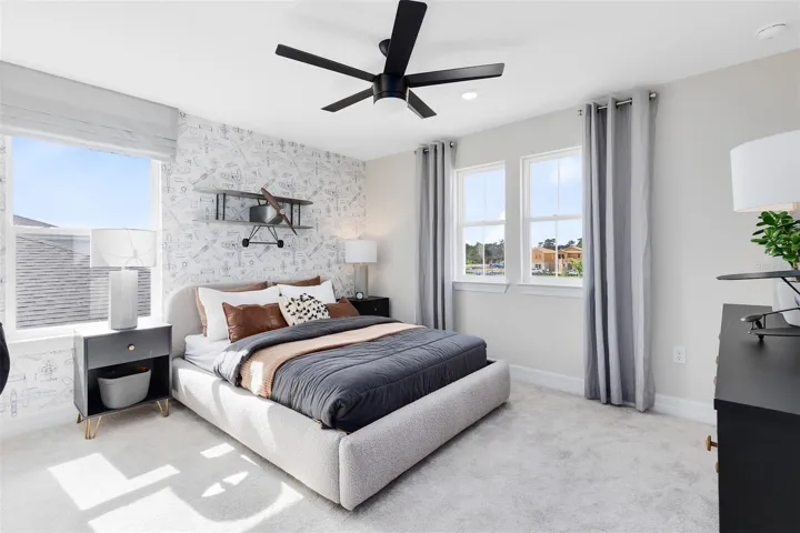 Model Home Design Only. Pictures and furnishings are for illustrative purposes only. Elevations, colors and options may vary. Furniture is for model home staging only.