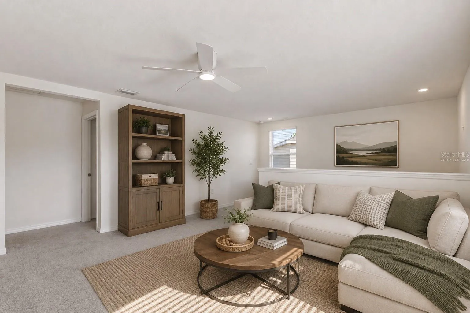 Virtually Staged Bonus Room