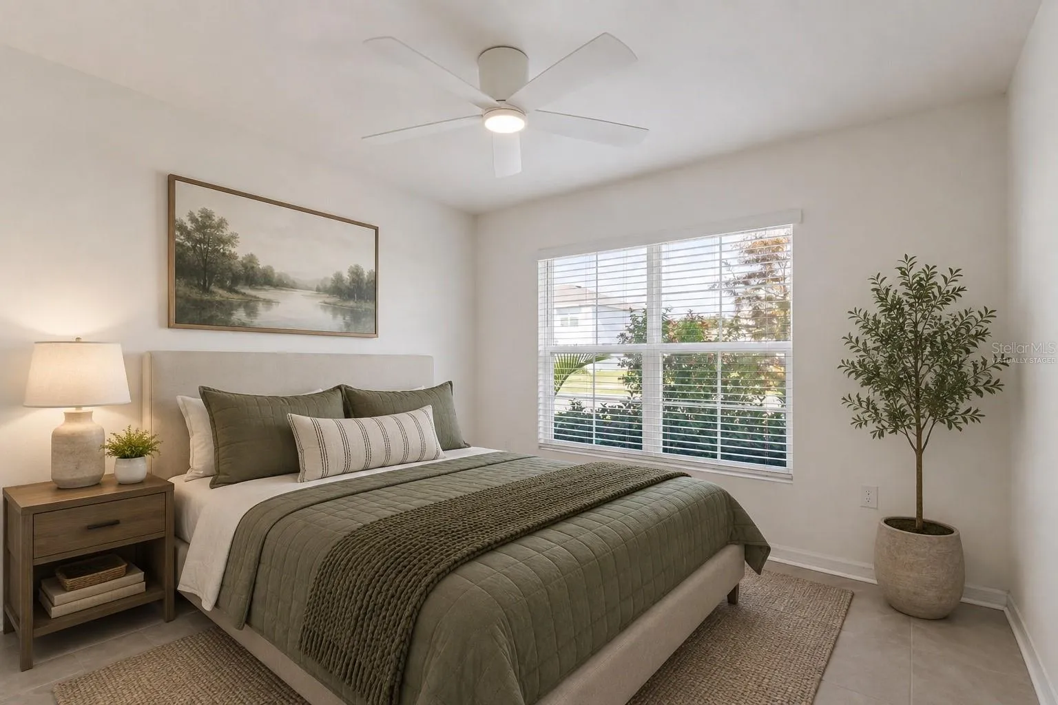 Virtually Staged 1st Floor Bedroom #1
