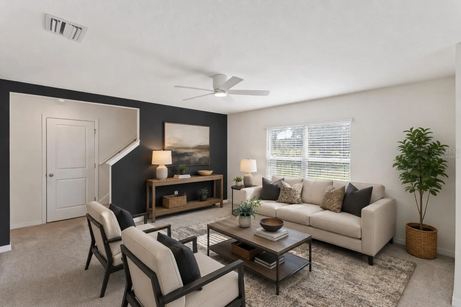 Virtually Staged Great Room