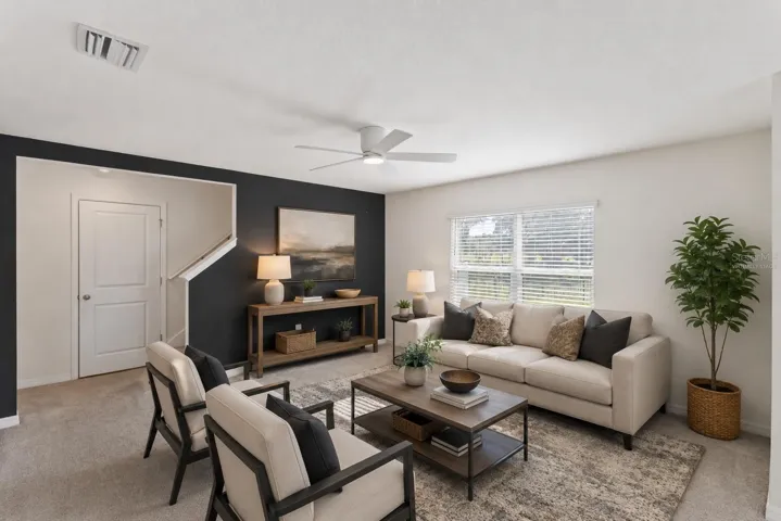 Virtually Staged Great Room