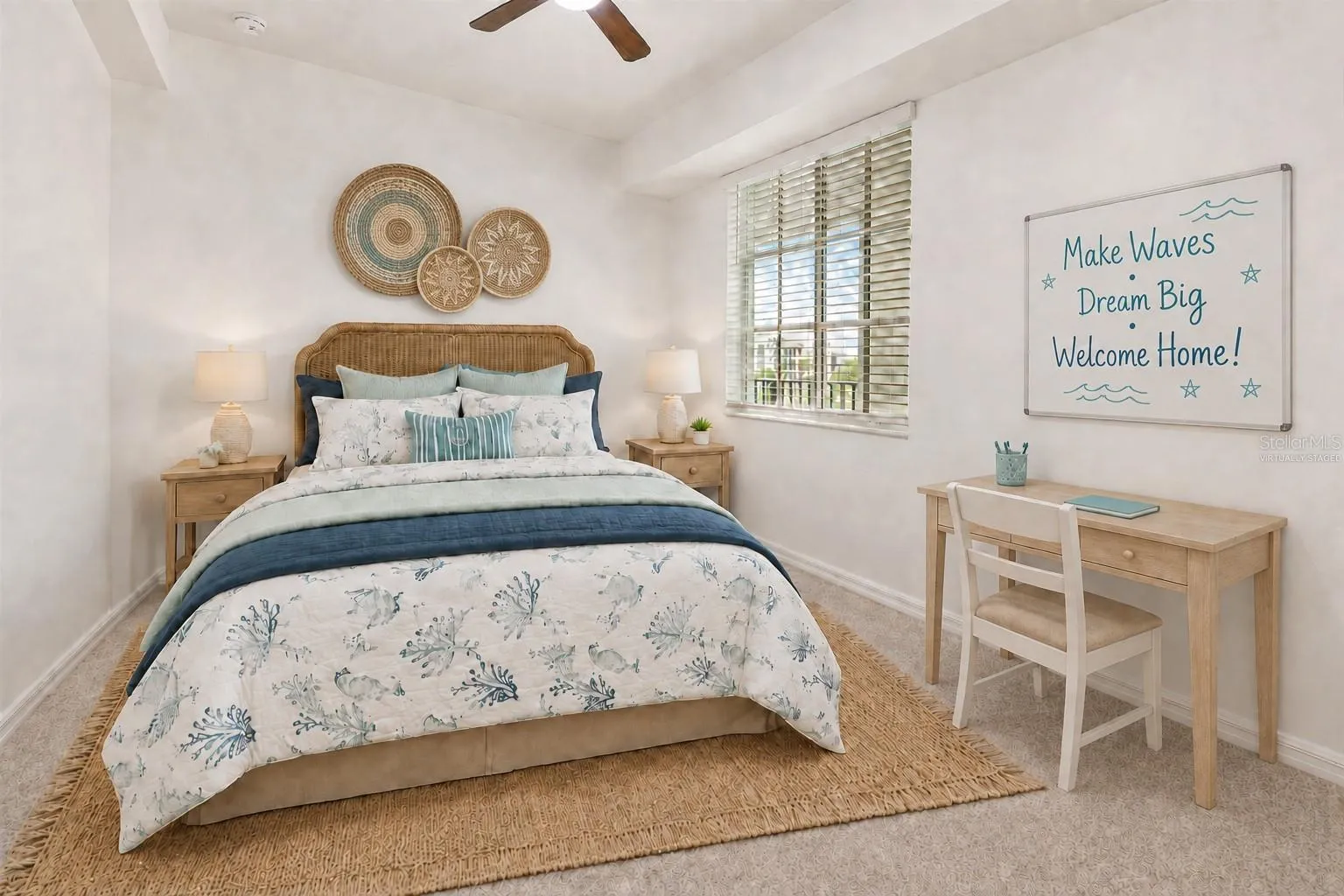 VIRTUALLY STAGED GUEST BEDROOM