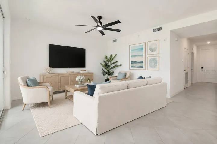 VIRTUALLY STAGED LIVING ROOM