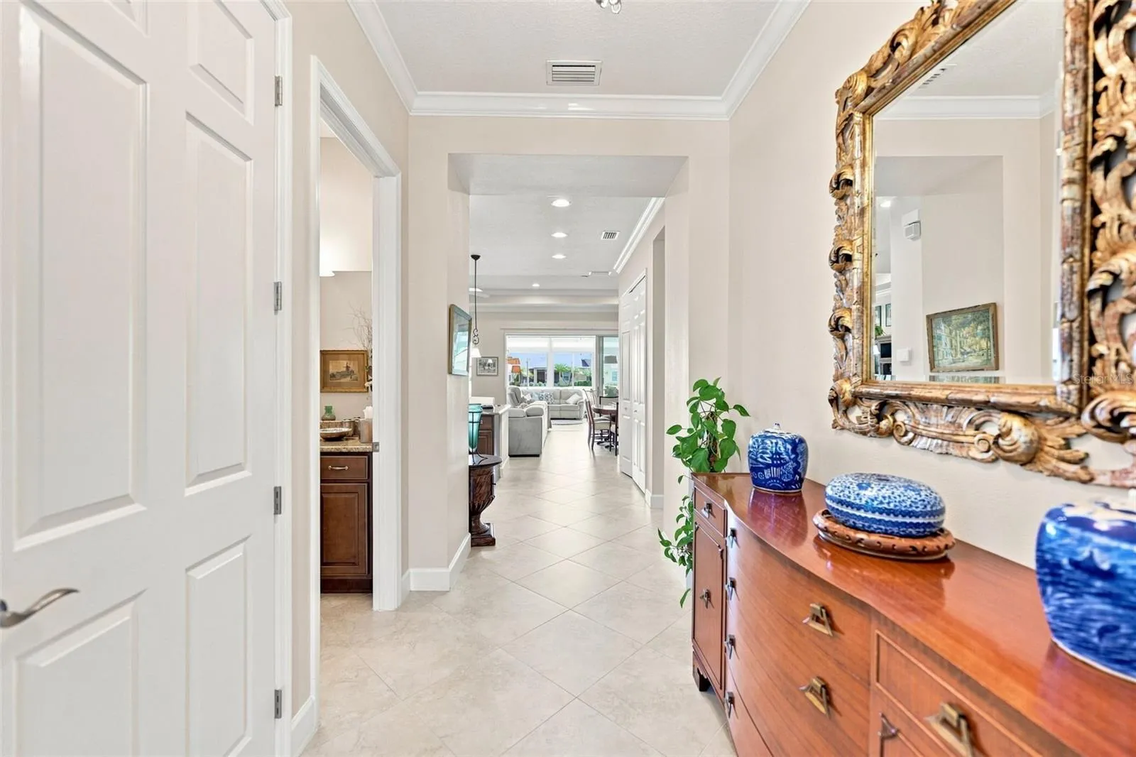 Hallway leading from the front door
