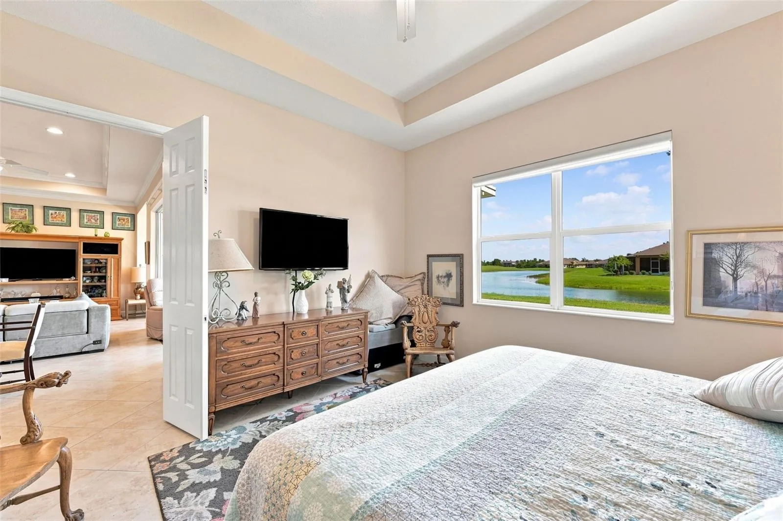 Primary Bedroom with a view!