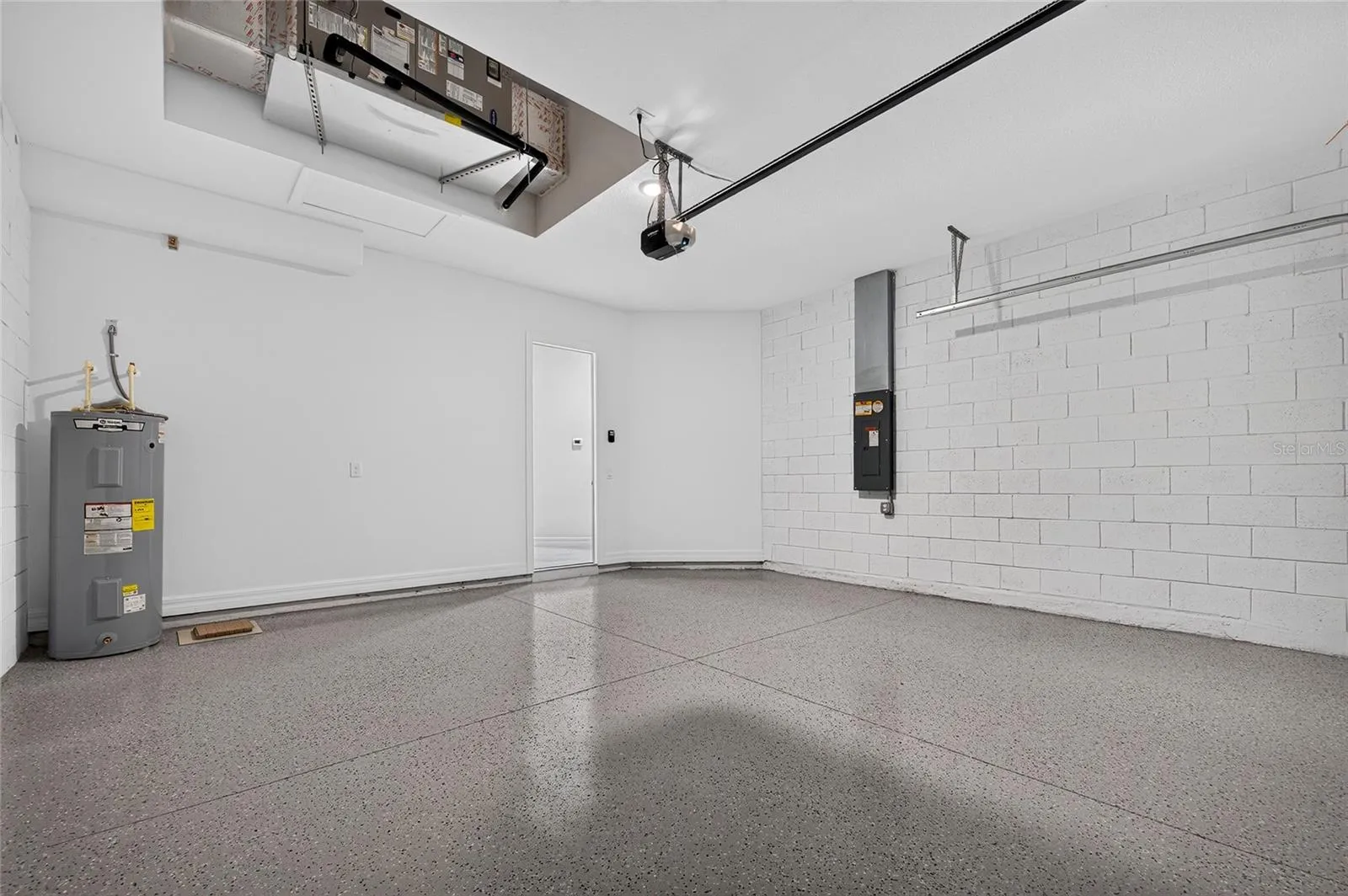 epoxied floor garage