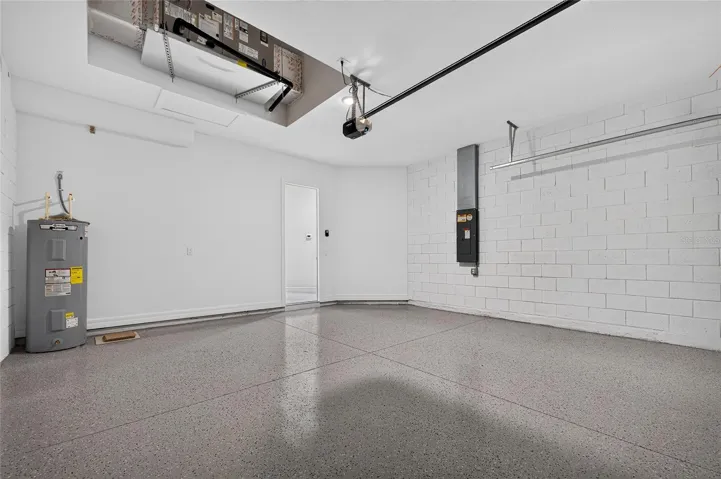 epoxied floor garage