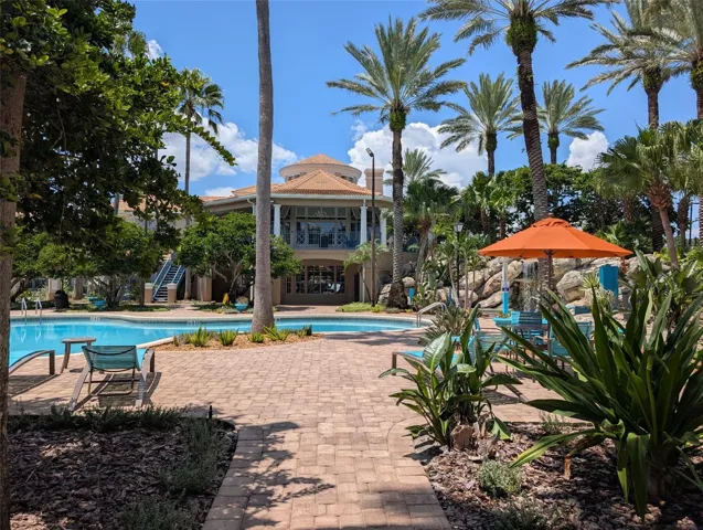 A beautiful pool area to relax with friends and family