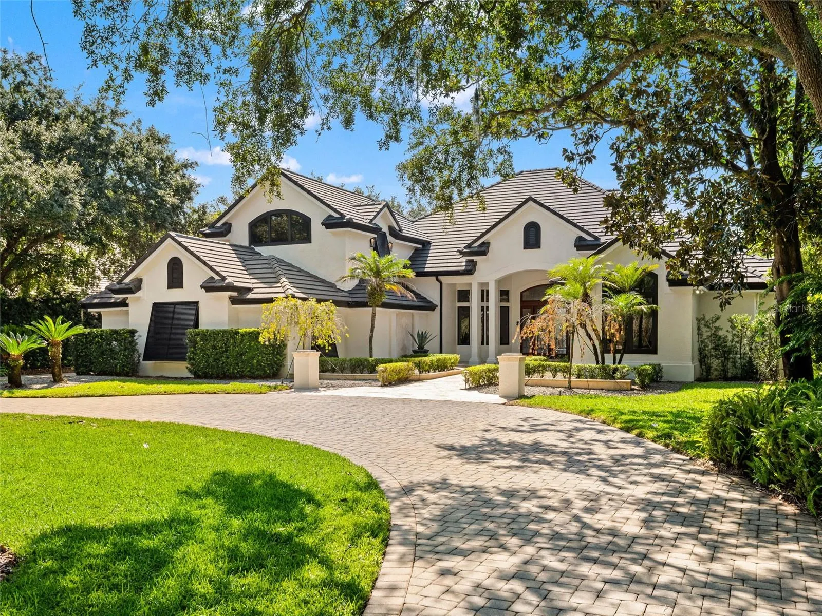 Front View Circular Driveway